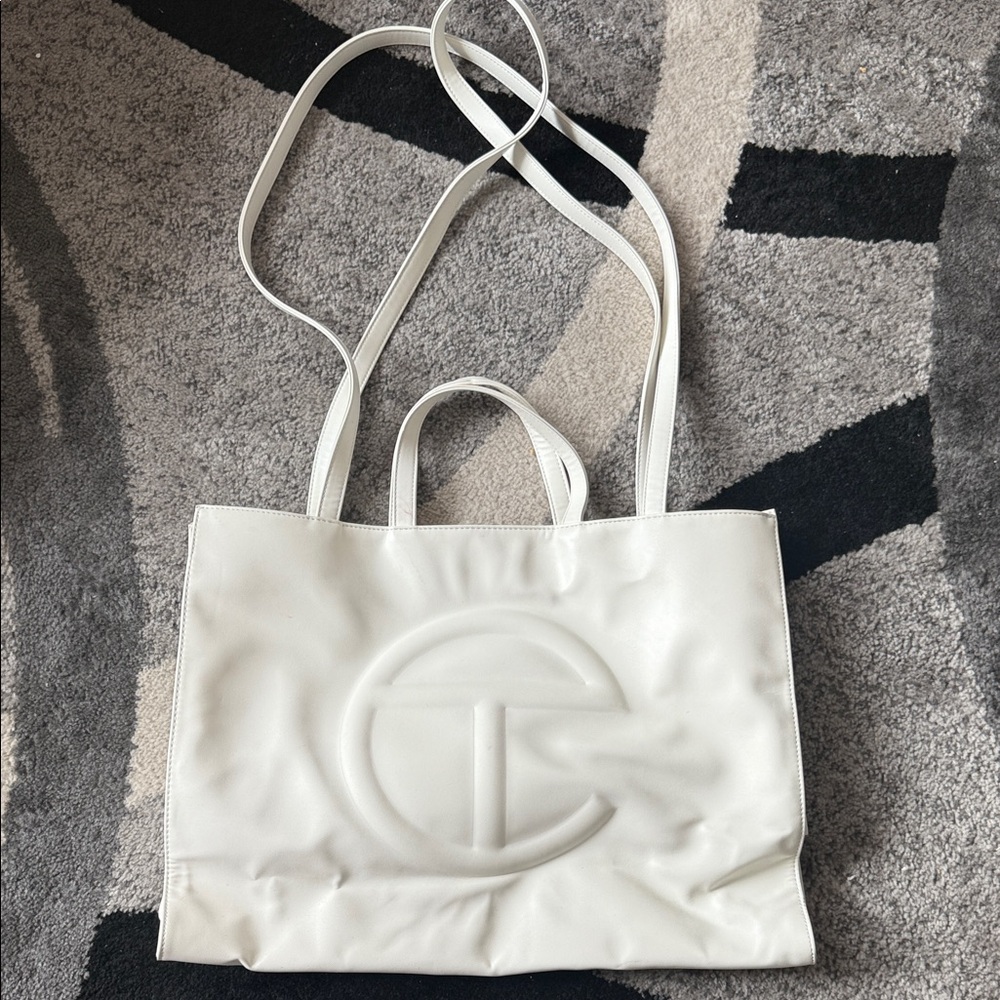 Large White Telfar Bag